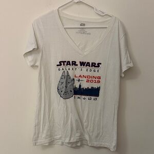 Star Wars White Short Sleeve Tee